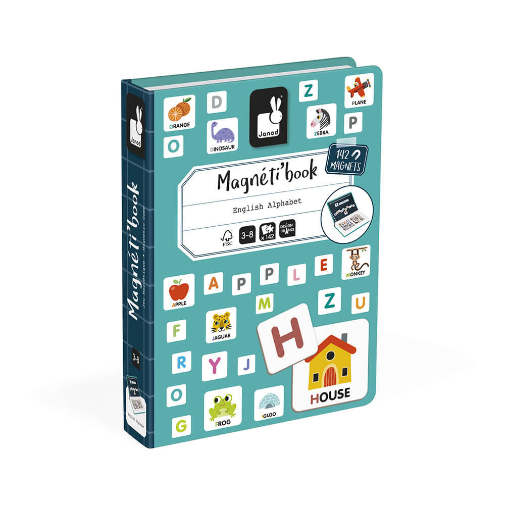 Janod English Alphabet Magneti'Book