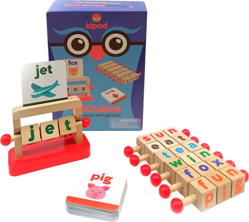 Kipod ABCubes Montessori Reading Blocks